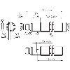 Cellule Directe M18 PNP P=100mm Teach LR LO/DO Inox Axial / M12 4P