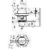 Cellule Bar. reflex M18 PNP P=7.2m PinPoint DO Métal Axial / C2m