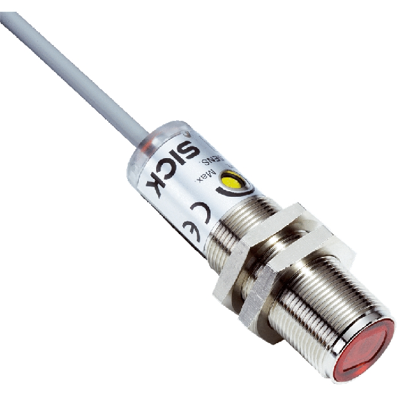 Cellule AAP M18 NPN P=140mm Pot. LR LO/DO Métal Axial / Câble 2m-Lire la description