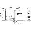 Cellule Bar. reflex RELAIS P=15m Pot. PinPoint LO/DO / Câble 2m