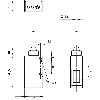 Cellule Directe NPN+PNP NO P=300mm Pot. IR Radial / Câble 2m