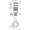 Cellule Barrage M18 NPN P=15m IR LO/DO Inox Axial / M12 4P