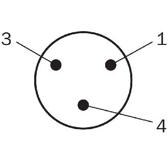 Cellule à optique en V PNP/NPN P=50mm PinPoint LO / M08 3P+C0.11m-Lire la description