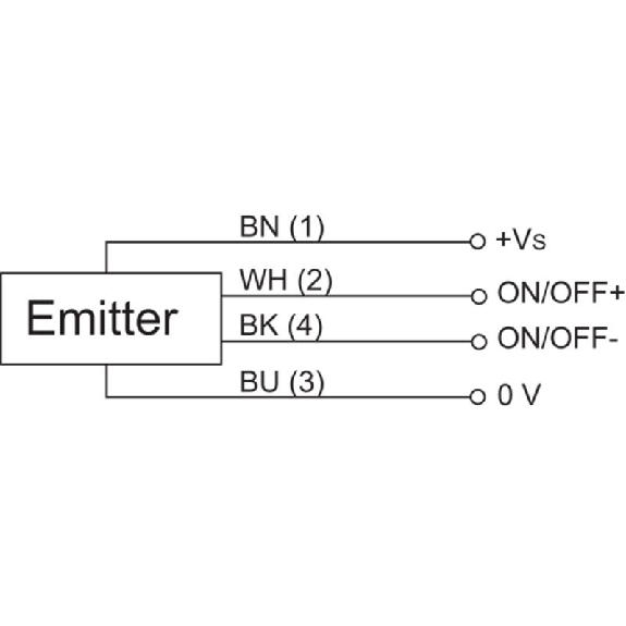 Cellule Barrage (E) M18 P=13m Pot. IR Plast. Axial / Câble 2m Cellule Barrage (E) M18 P=13m Pot. IR Plast. Axial / Câble 2m-Lire la description