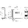 Cellule Bar. reflex RELAIS P=15m PinPoint 24-240Vac/dc / Câble 2m