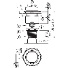 Cellule Bar. reflex M18 PNP P=7.2m PinPoint LO Métal Axial / M12 3P