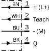 Cellule Bar. reflex transp. PNP P=5m Teach PinPoint DO / M08 4P