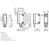 Cellule Directe PNP P=900mm Pot. PinPoint LO/DO 10-30Vdc / M08 4P