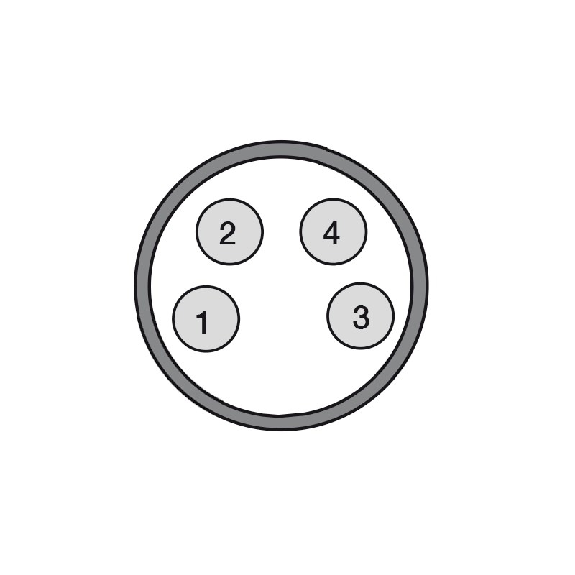 Cellule Directe NPN+PNP NO P=300mm Pot. IR Axial / M08 4P-Lire la description
