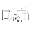 Cellule EAP NPN P=800mm Pot. LR LO/DO 10-30Vdc / M12 4P