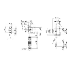 Cellule Bar. reflex NPN P=500mm LR LO/DO Plast Radial / M08 4P+C0.2m