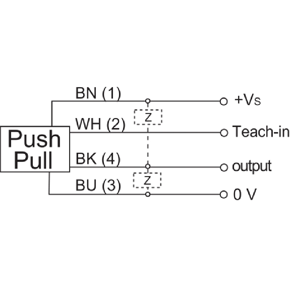 Cellule Barrage (R) NPN P=10m qTeach LO/DO / Câble 2m-Lire la description