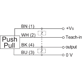 Cellule Barrage (R) NPN P=10m qTeach LO/DO / Câble 2m-Lire la description