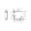 Cellule EAP NPN P=20-450mm LO/DO 50x50x15mm Métal / Câble 2m