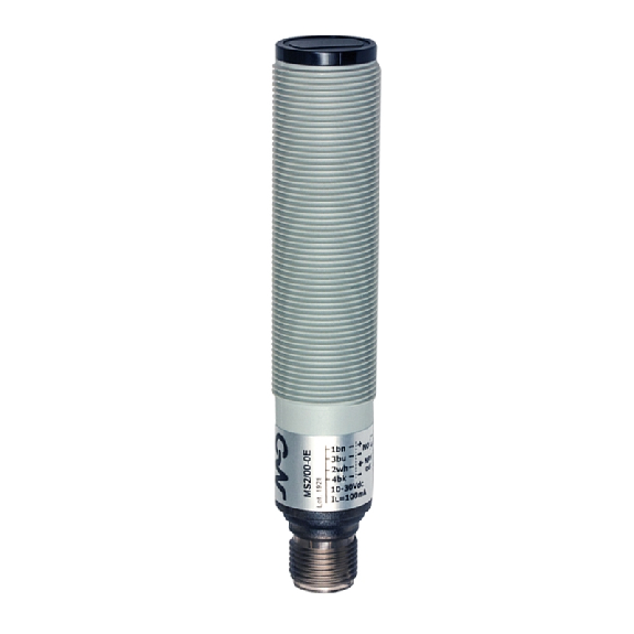 Cellule Bar. reflex M18 TRIAC NO P=4,5m IR Plast. Axial M12 4P-Lire la description
