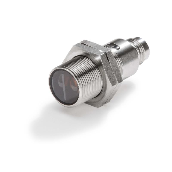 Cellule Directe M18 PNP P=300mm LO/DO Inox Axial / M12 4P-Lire la description