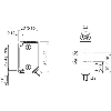Cellule Bar. reflex PNP P=7,2m Pot. LR LO/DO / M12 4P+C0.3m