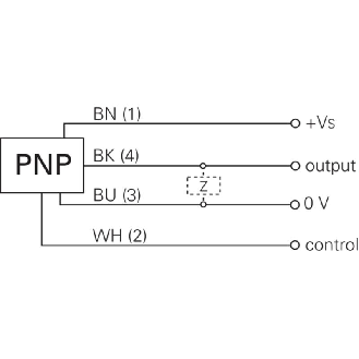 Cellule Barrage (R) M18 PNP P=13m Pot. LR LO/DO Plast. Axial / C2m-Lire la description