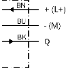 Cellule EAP PNP P=400mm Pot. PinPoint LO/DO 10-30Vdc / Câble 2m PVC
