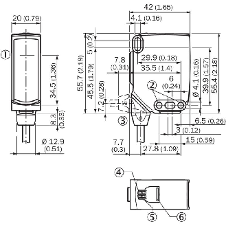 Cellule Bar. reflex PNP/NPN P=10m IO-Link PinPoint LO/DO / Câble 2m-Lire la description