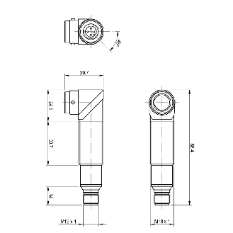 Photo.M18,NPN/PNP-NO/NC,M12 plug,Rec.r-Lire la description