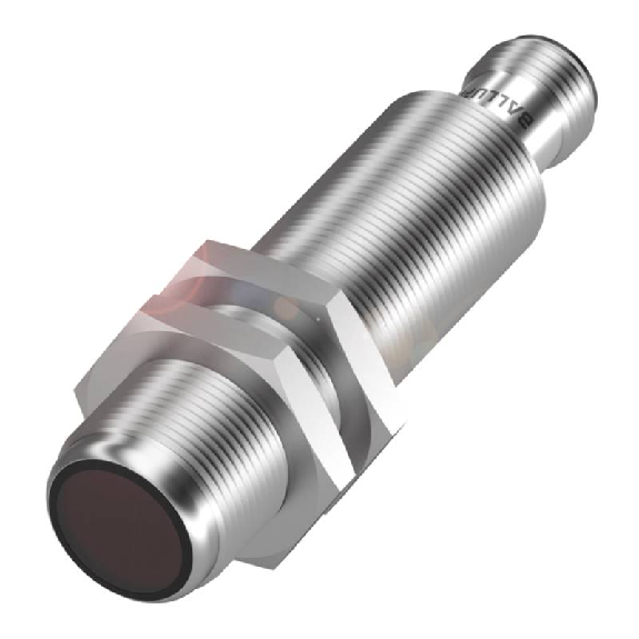 Cellule Bar. reflex M18 PNP P=5m LR LO Axial Inox / M12 4P-Lire la description