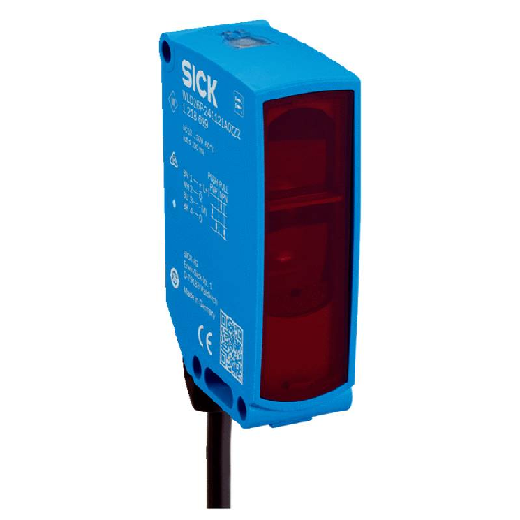 Cellule Bar. reflex PNP/NPN P=18m PinPoint LO/DO / Q6-DC 6P + Câble Cellule Bar. reflex PNP/NPN P=18m PinPoint LO/DO / Q6-DC 6P + Câble-Lire la description