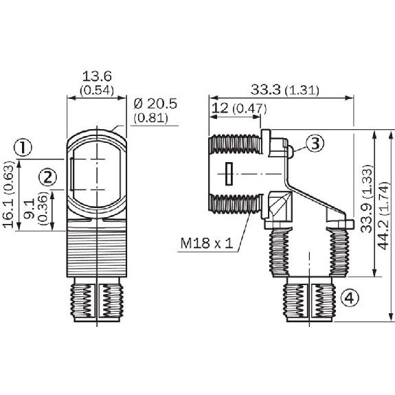 Cellule Bar. reflex PNP P=5m LR DO / M12 4P Cellule Bar. reflex PNP P=5m LR DO / M12 4P-Lire la description