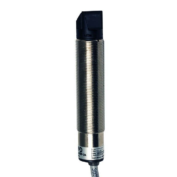 Cellule Bar. reflex M18 PNP P=30m Laser LO/DO Métal Radial Câble 2m-Lire la description
