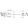 Cellule EAP Push-Pull P=50mm LO IO-Link / Câble 2m