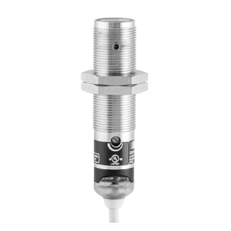 Cellule Bar. reflex M18 PNP P=15m Pot. Laser LO/DO Axial / Câble 2m-Lire la description