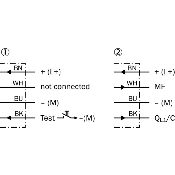 Cellule Barrage (E+R) PushPull P=60m IO-Link IR LO/DO / Câble 2m Cellule Barrage (E+R) PushPull P=60m IO-Link IR LO/DO / Câble 2m-Lire la description