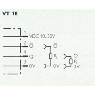 Cellule Directe M18 PNP P=100mm LO/DO Métal Radial / M12 4P-Lire la description