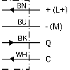 Cellule Directe M12 NPN P=300mm Teach IR LO/DO Métal Axial / Câble 2m