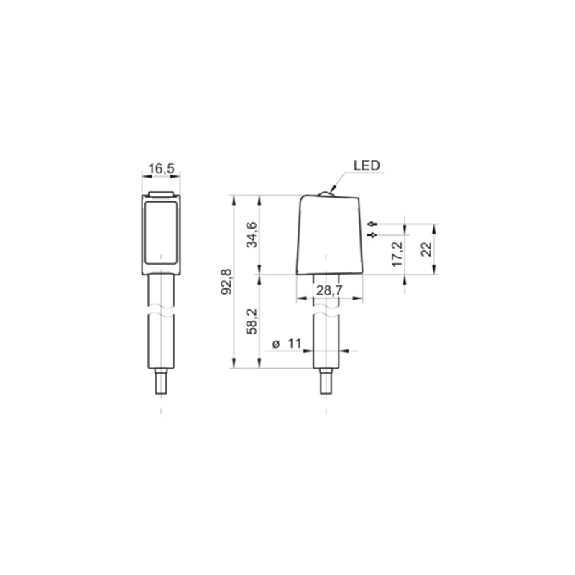 Cellule Bar. reflex transp Push-pull P=3,5m Teach IO-L Inox LO/DO C2m Cellule Bar. reflex transp Push-pull P=3,5m Teach IO-L Inox LO/DO C2m-Lire la description