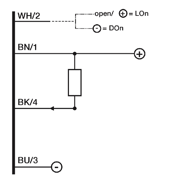 Photo.M18,NPN-NO/NC,M12 plug 90°,UV Photo.M18,NPN-NO/NC,M12 plug 90°,UV-Lire la description