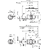 Cellule AAP M18 NPN P=130mm Pot. LR LO/DO Plast. Axial / M12 4P