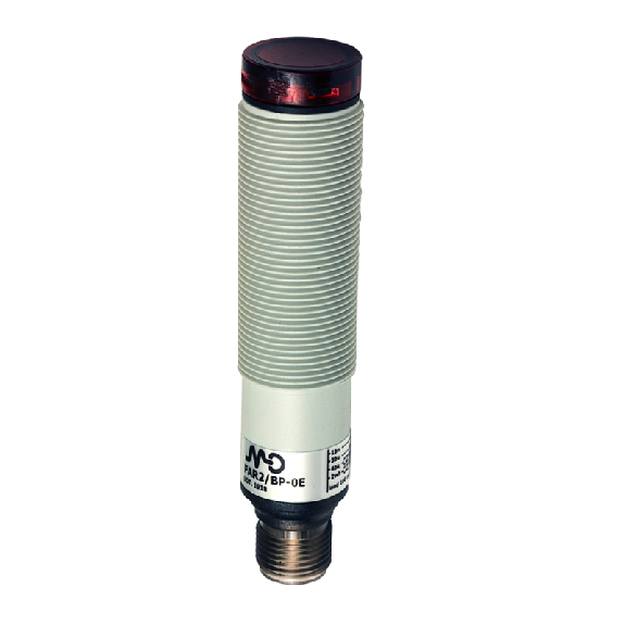 Cellule Directe M18 PNP P=400mm IR LO/DO Plast. Axial M12 4P-Lire la description