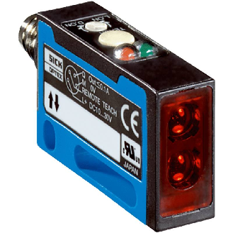 Cellule EAP PNP P=150mm Teach LR LO/DO Axial / M08 4P-Lire la description