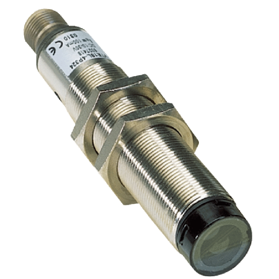Cellule Directe M18 PNP P=400mm Laser LO/DO Axial Métal / M12 4P-Lire la description
