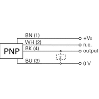 Cellule Directe M12 PNP P=30-200mm Pot. IR LO 10-30Vdc / M12 4P-Lire la description