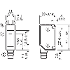 Cellule Bar. reflex transp. PNP P=3m Pot. LR LO/DO / M08A 3P