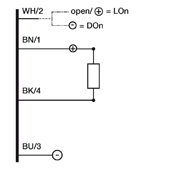 Cellule Barrage (R) M18 NPN LO/DO Métal Axial / M12 4P Cellule Barrage (R) M18 NPN LO/DO Métal Axial / M12 4P-Lire la description