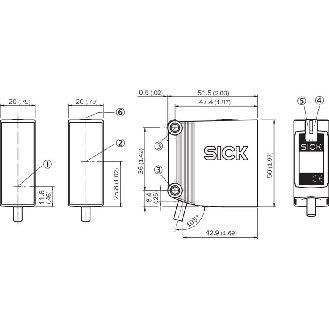 Cellule Barrage RELAIS SPDT P=40m PinPoint LO/DO 24-240V / Câble 5m-Lire la description