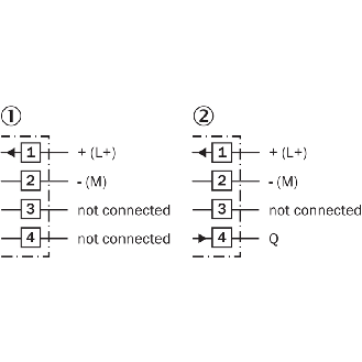 Cellule Barrage (E+R) PNP P=60m LR LO/DO 10-30Vdc / Bornier-Lire la description