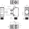 Cellule EAP M18 PNP P=100mm PinPoint LO/DO 10-30Vdc / M12 4P
