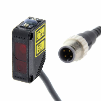 Cellule EAP NPN P=25-300mm Pot. Laser LO/DO / M12 4P+C0.3m-Lire la description