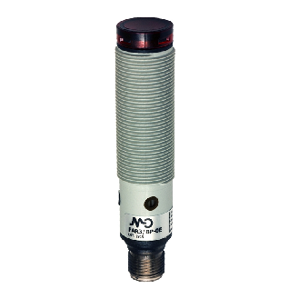 Cellule Directe M18 NPN P=100mm Pot. LR NO+NF Plast. Axial M12 4P-Lire la description