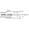 Cellule Bar. reflex NPN P=5m LR DO Métal 10-30Vdc / M08 4P