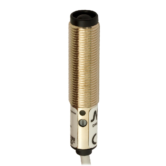 Cellule Directe M12 NPN P=300mm Pot. IR LO/DO Métal Axial Câble 2m-Lire la description